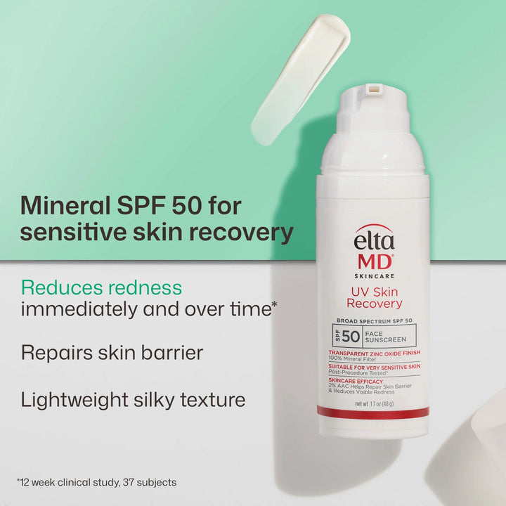 EltaMD - UV Skin Recovery Broad Spectrum SPF 50 Face Sunscree -